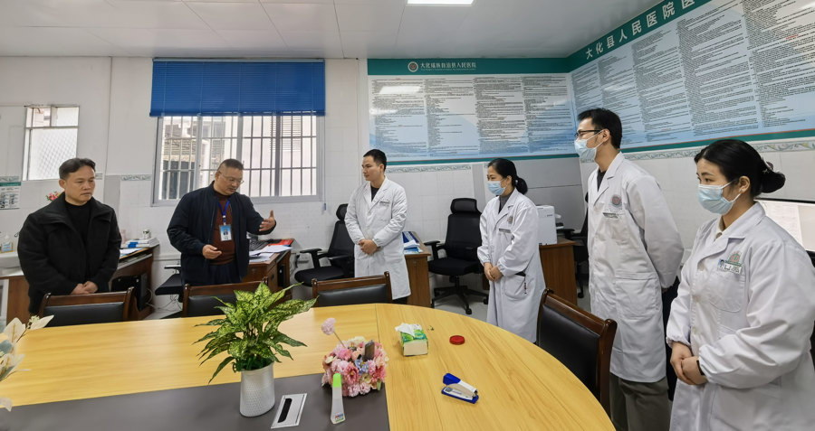 新春走访暖医心 凝心聚力启新程——我院领导班子开展节后走访慰问活动